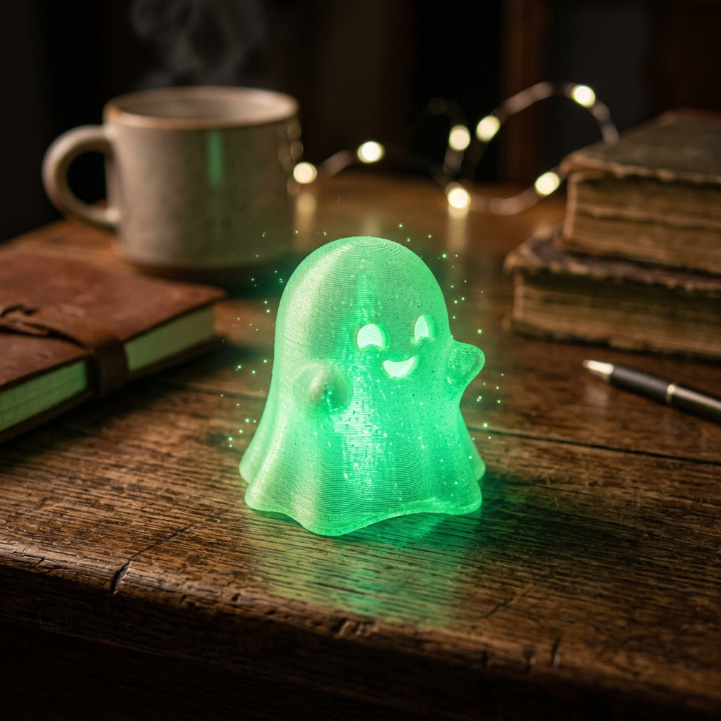 Spooky the Ghost 3D printed